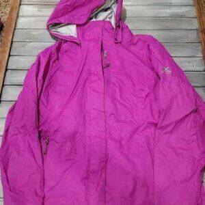 Zero Xposure Coat Hooded Large Women Purple